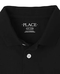 Lot de polos uniformes en piqué pour garçon
