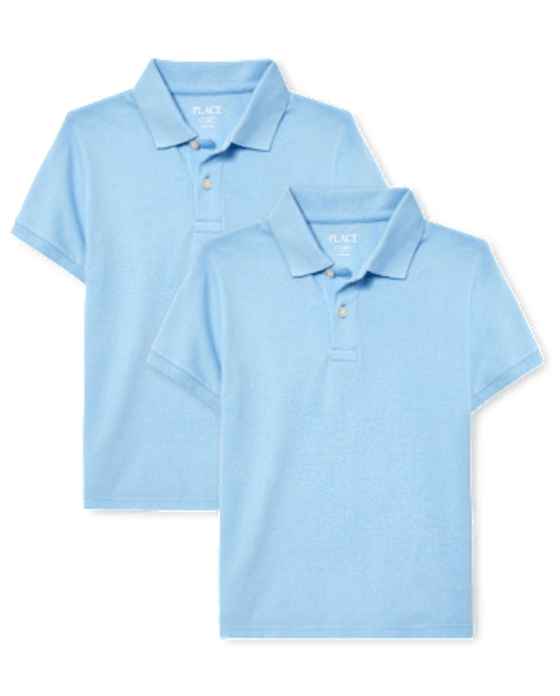 Kids Uniform Soft Pique Polo -Pack