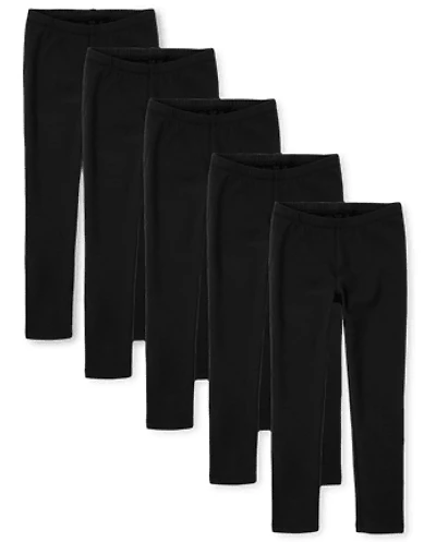 Girls Leggings 5-Pack