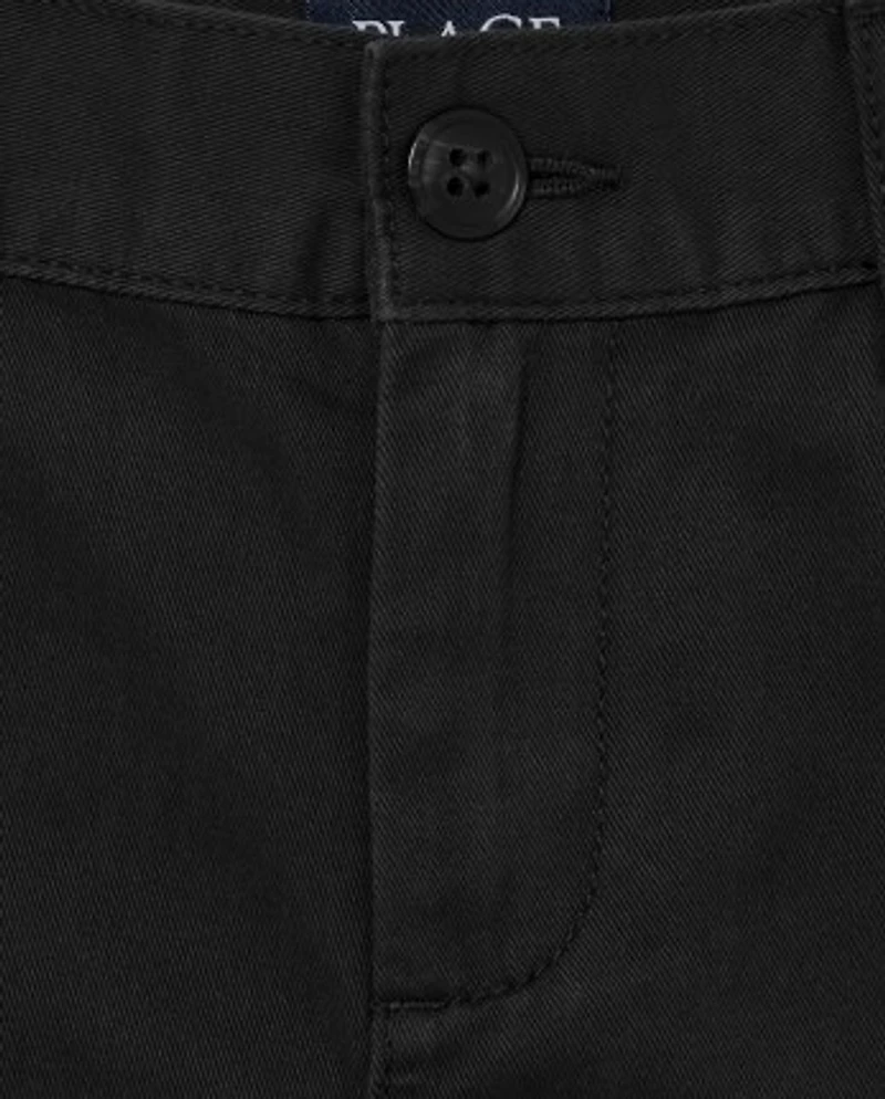 Boys Uniform Stretch Chino Shorts -Pack