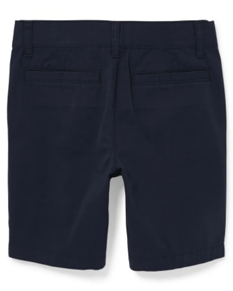 Boys Uniform Stretch Chino Shorts -Pack