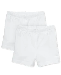 Toddler Girls Cartwheel Shorts 2-Pack