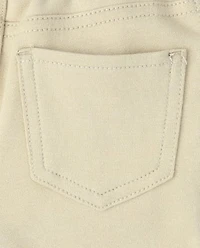 Toddler Girls Uniform Ponte Knit Pull On Jeggings -Pack