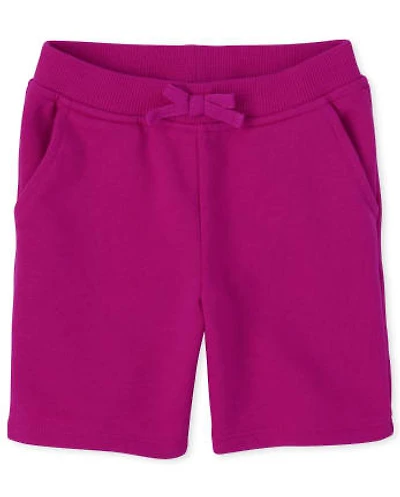 Short d'uniforme Active French Terry pour toute-petite fille