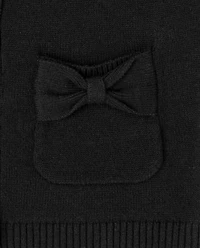 Toddler Girls Bow Cardigan