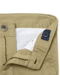 Boys Uniform Skinny Chino Pants 2-Pack