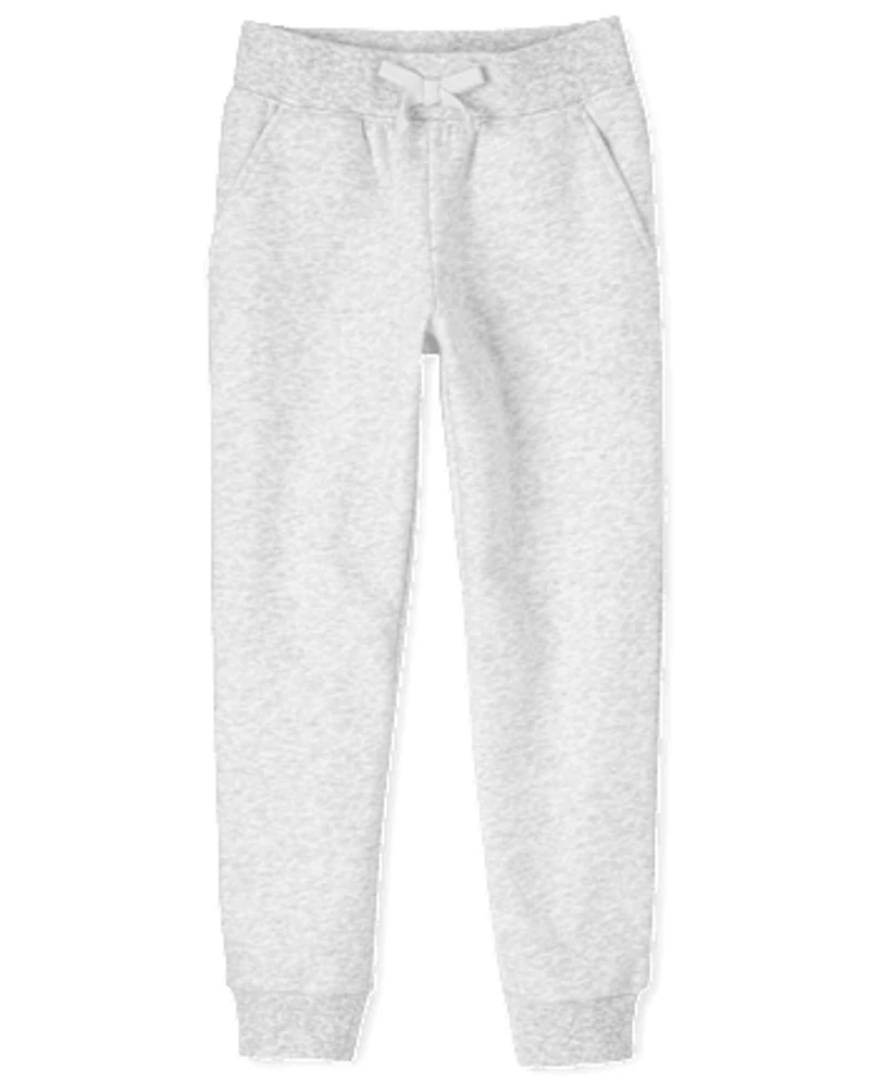 Pantalon de jogging en molleton actif uniforme pour filles
