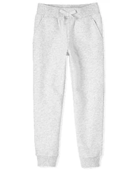 Pantalon de jogging en molleton actif uniforme pour filles