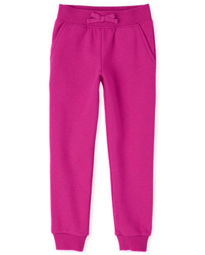 Girls Fleece Jogger Pants