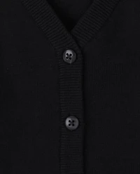 Girls V-Neck Cardigan