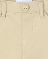 Girls Uniform Ponte Knit Pull On Jeggings 2-Pack