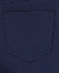 Girls Uniform Ponte Knit Pull On Jeggings 2-Pack