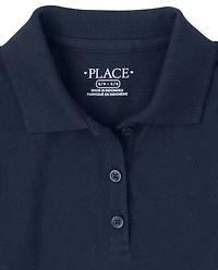 Girls Uniform Soft Jersey Polo 2-Pack
