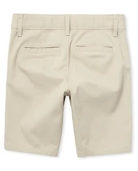 Girls Uniform Stretch Chino Shorts 2-Pack