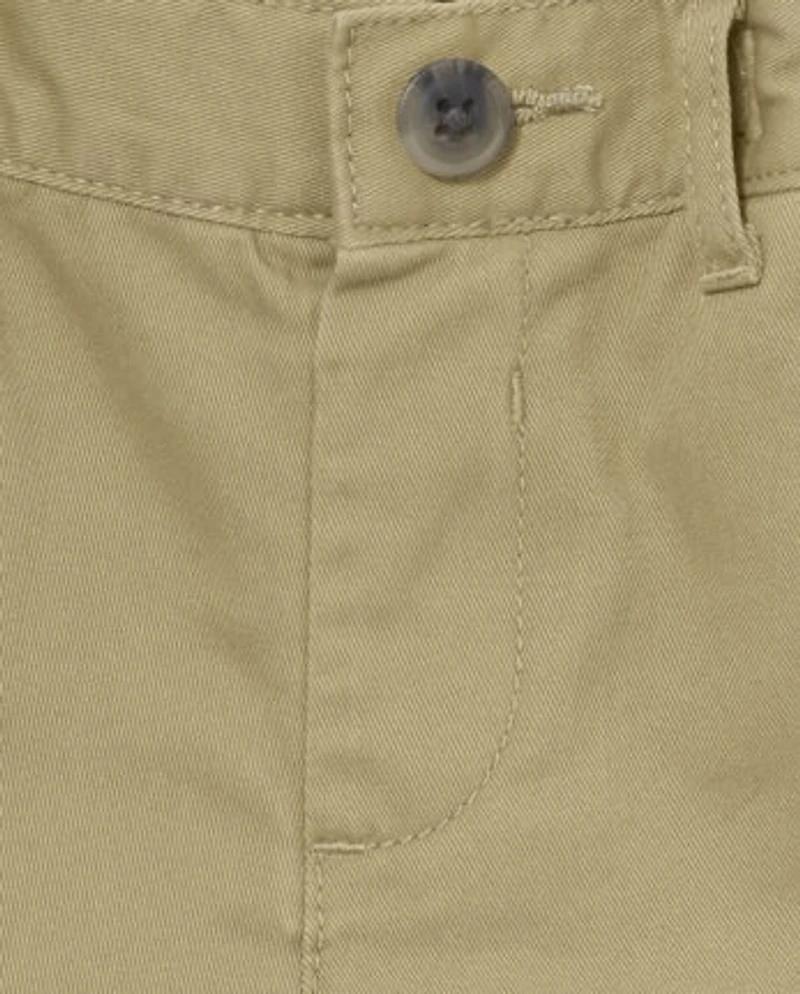 Baby And Toddler Boys Uniform Chino Shorts 2-Pack