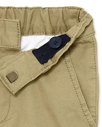Baby And Toddler Boys Uniform Straight Chino Pants 2-Pack