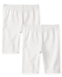 Girls Bike Shorts 2-Pack