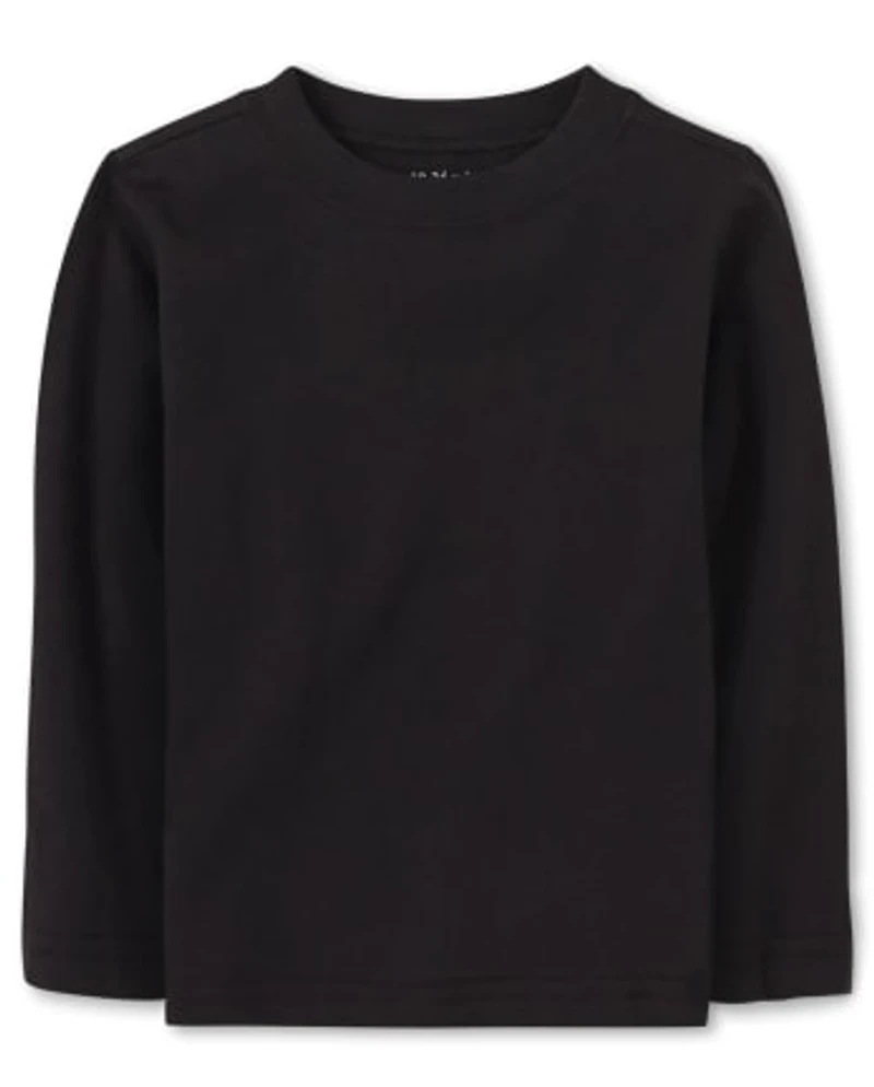 Lot de 4 t-shirts superposés uniformes pour bébés et tout-petits garçons