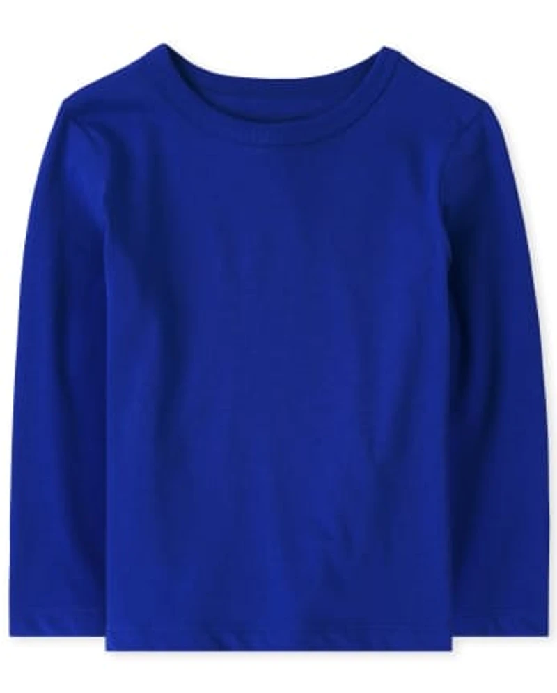 Lot de 4 t-shirts superposés uniformes pour bébés et tout-petits garçons