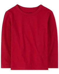 Lot de 4 t-shirts superposés uniformes pour bébés et tout-petits garçons