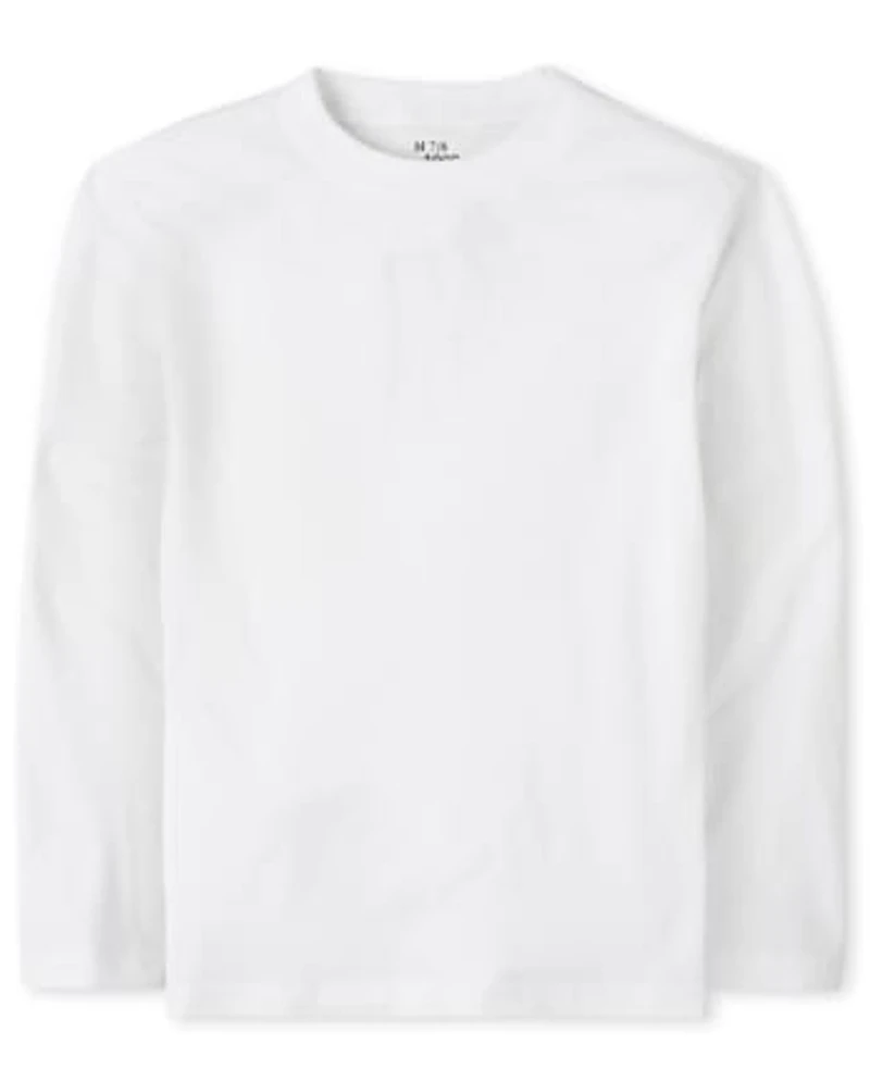 Lot de 4 t-shirts superposés uniformes pour bébés et tout-petits garçons