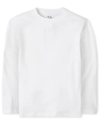 Lot de 4 t-shirts superposés uniformes pour bébés et tout-petits garçons