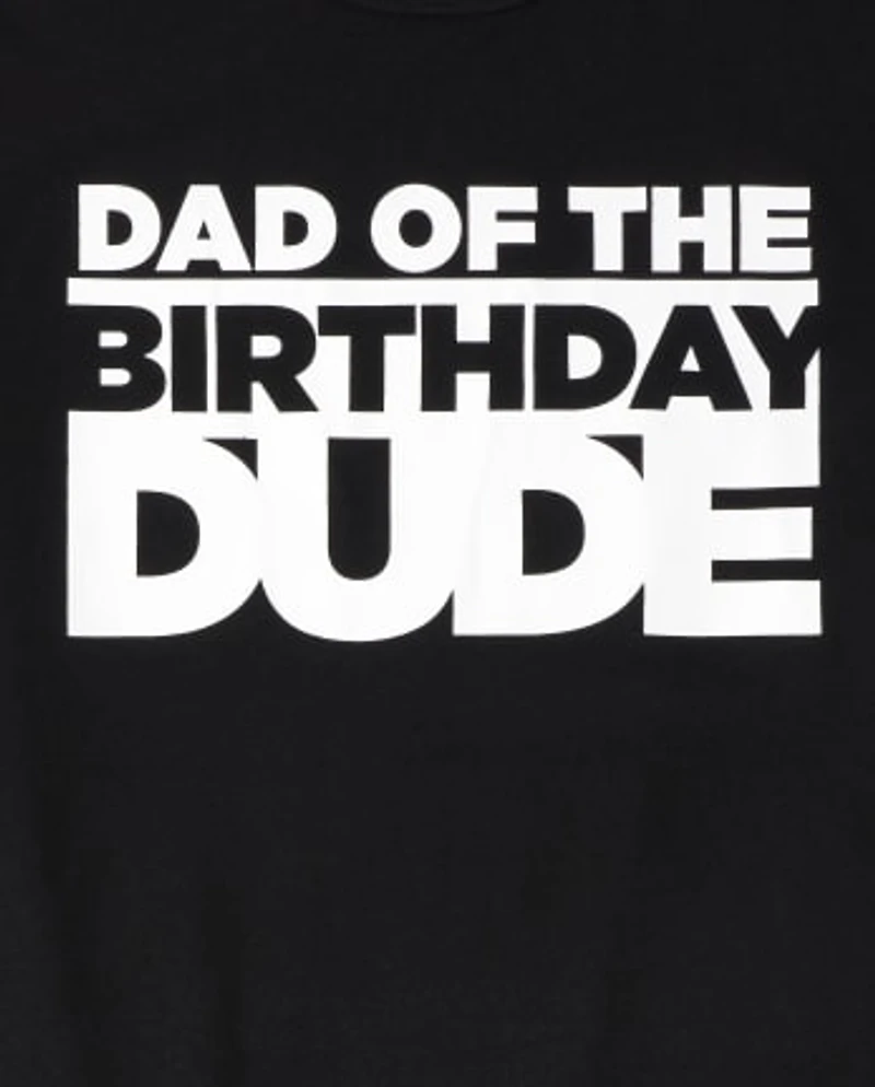 Mens Matching Family Birthday Graphic Tee