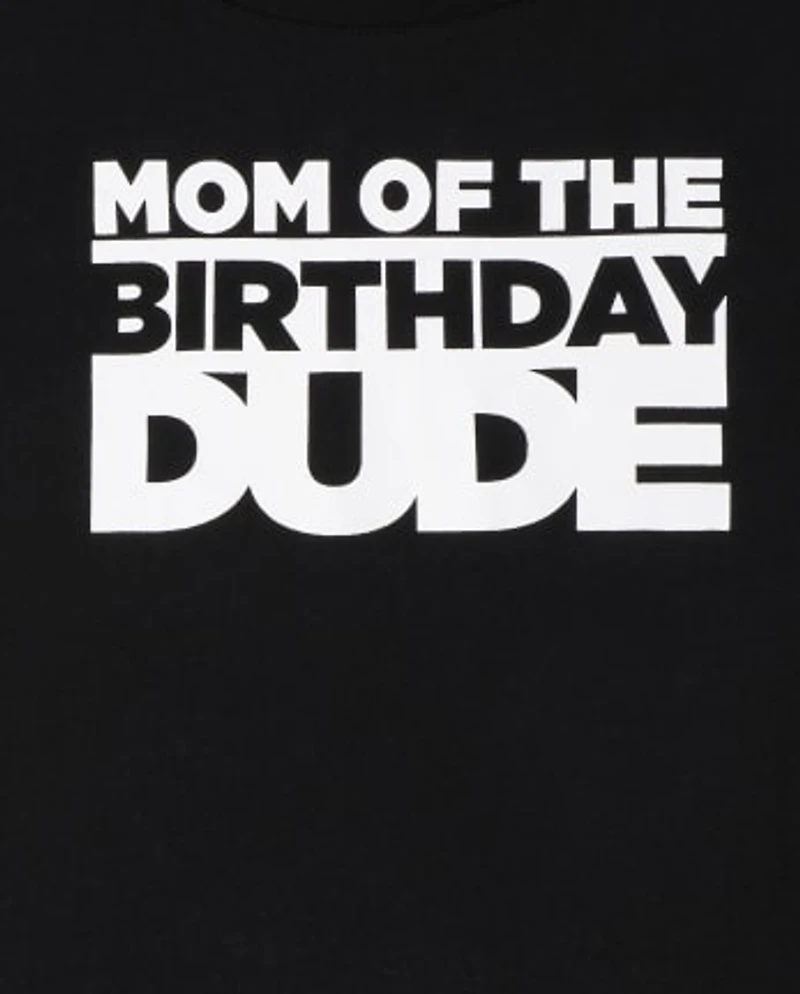 Womens Matching Family Birthday Graphic Tee