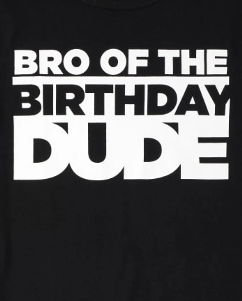 Boys Matching Family Birthday Graphic Tee