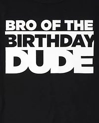 Boys Matching Family Birthday Graphic Tee