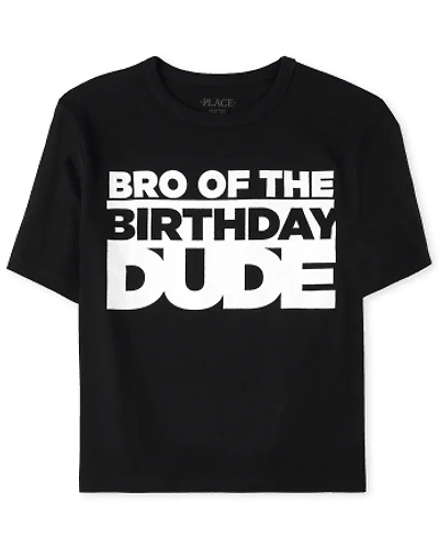 Boys Matching Family Birthday Graphic Tee