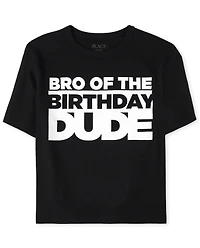 Boys Matching Family Birthday Graphic Tee
