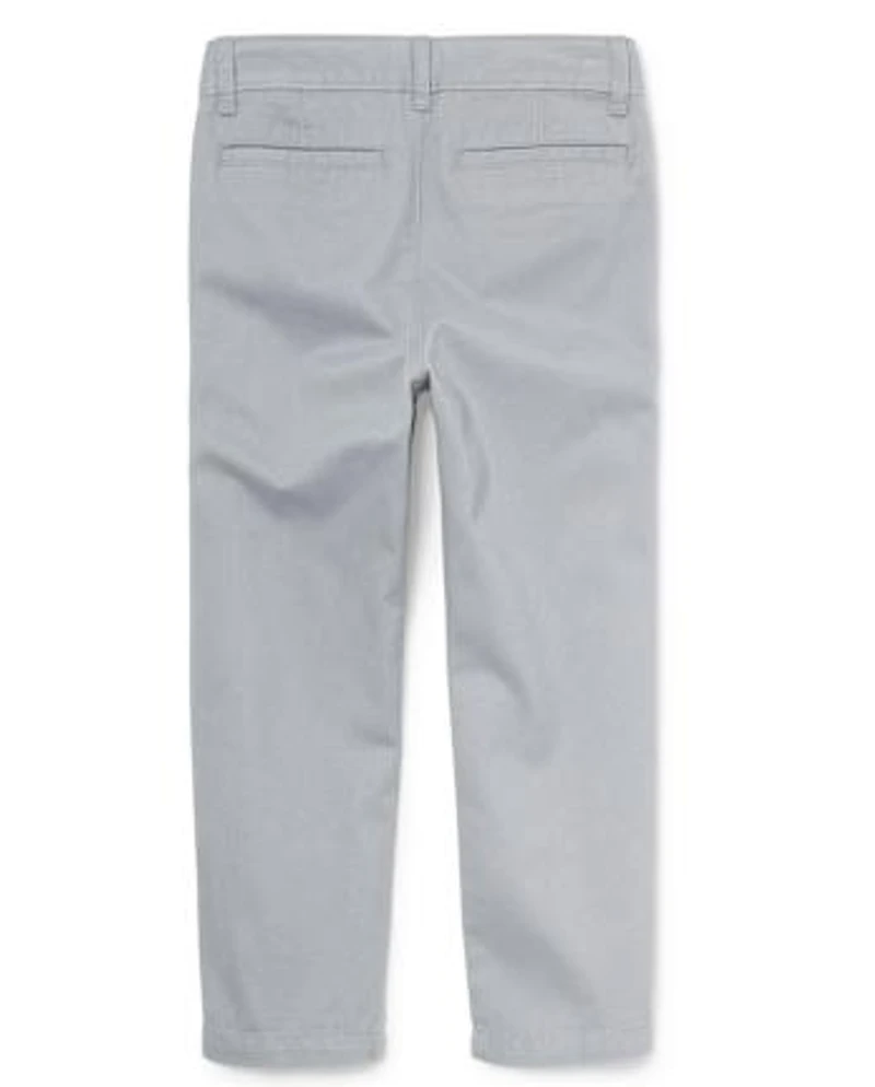 Pantalon chino extensible d'uniforme pour garçons - Husky