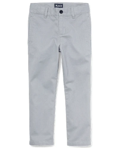 Pantalon chino extensible d'uniforme pour garçons - Husky