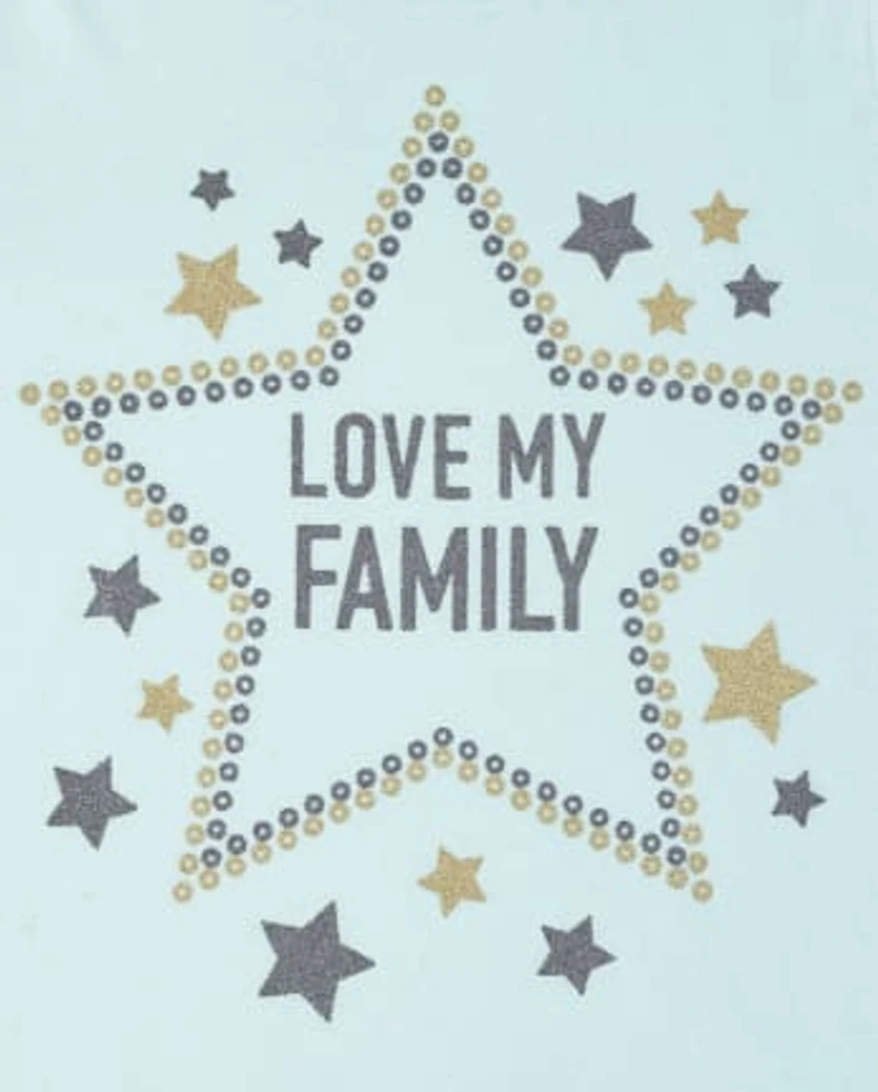 Girls Family Graphic Tee 2-Pack