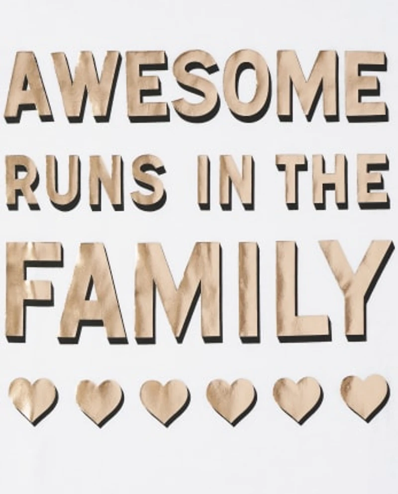 Girls Family Graphic Tee 2-Pack