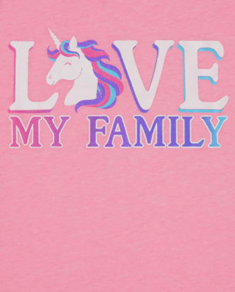 Girls Love My Family Graphic Tee