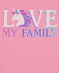 Girls Love My Family Graphic Tee