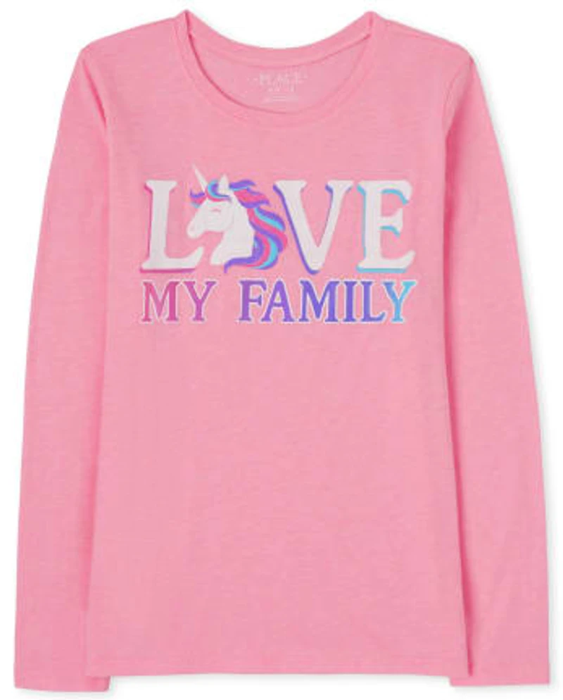 Girls Love My Family Graphic Tee
