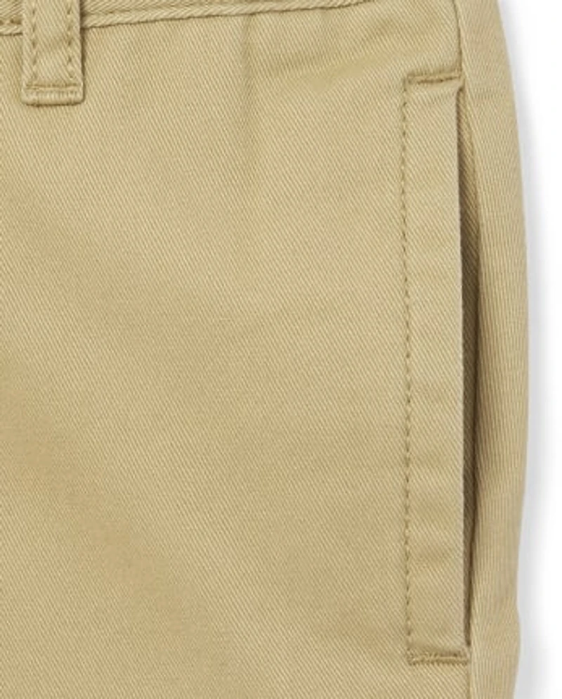 Baby And Toddler Boys Uniform Relaxed Straight Chino Pants -Pack