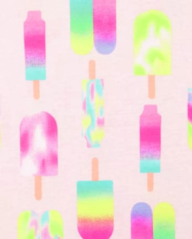 Baby And Toddler Girls Tie Dye Snug Fit Cotton Pajamas 2-Pack