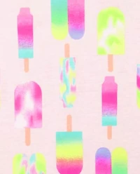 Baby And Toddler Girls Tie Dye Snug Fit Cotton Pajamas 2-Pack
