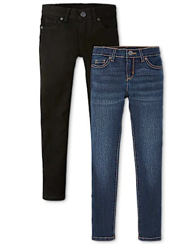 Lot de jeans basiques super skinny pour fille