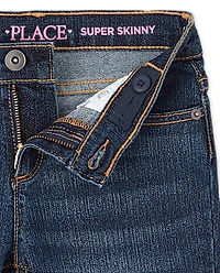 Lot de jeans basiques super skinny pour fille