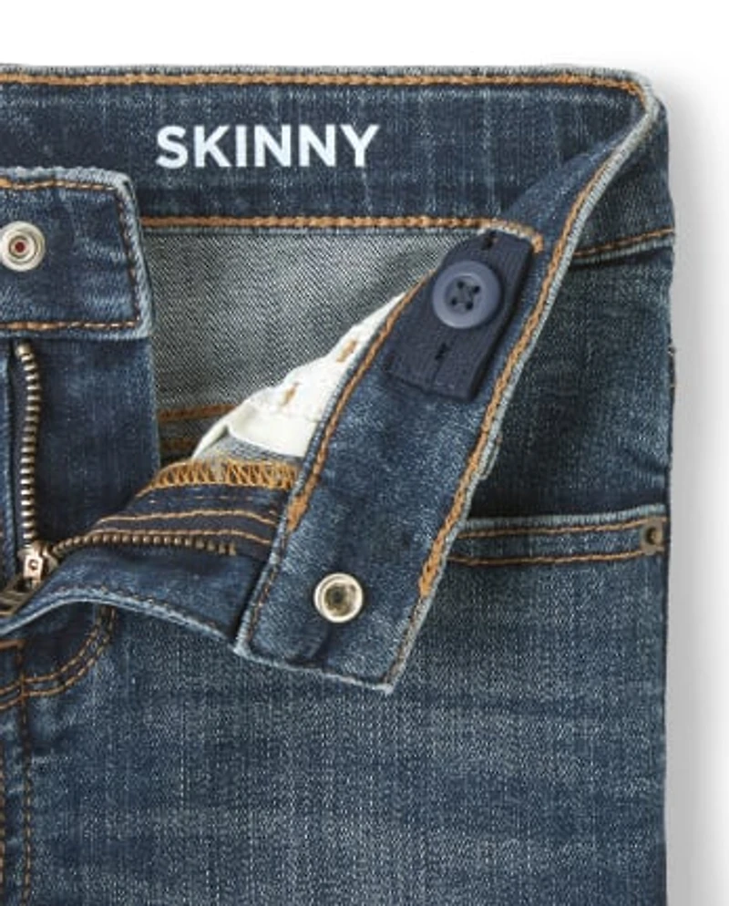 Lot de 3 jeans skinny stretch basiques pour garçon