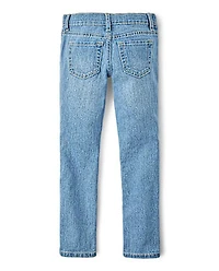 Lot de 2 jeans skinny basiques pour fille