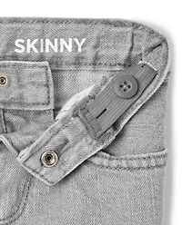 Lot de 2 jeans skinny basiques pour bébé et tout-petit garçon