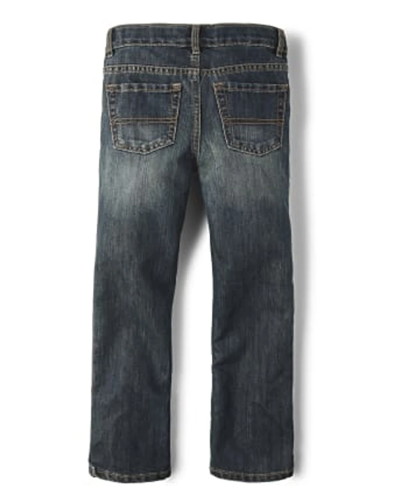 Boys Bootcut Jeans 3-Pack