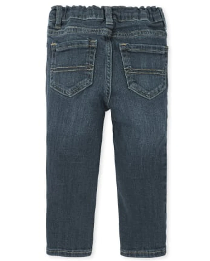 Lot de 2 jeans skinny basiques pour bébé et tout-petit garçon