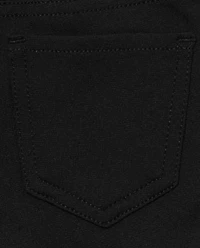 Toddler Girls Uniform Ponte Knit Pull On Jeggings 3-Pack